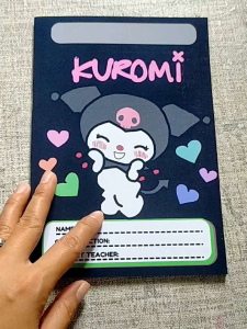 Assorted Kuuromii Writing Notebook for Grade 1-3 School Supplies with multiplication table