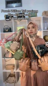 Classy Pouch Bag William Tali Panjang Bisa di Slempang