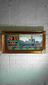 JAM DIGITAL MASJID MUSHOLLA BERGARANSI BISA COSTUM NAMA MASJID UKURAN DAN DESAIN