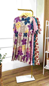LULA DRESS - DASTER RAYON PREMIUM V-NECK - DASTER BUMIL- DASTER BUSUI - HOMEDRESS RAYON PREMIUM