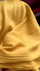 🔥HOT ITEM🔥 WRINKLE VISCOSE RIB STRIPE JACQUARD Bidang 60 Kain Pasang Fabric