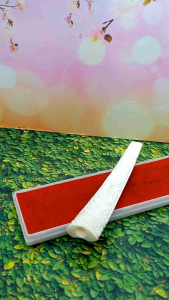 Pipa Tulang Sapi Ukir Bunga 3 Dimensi Original B202