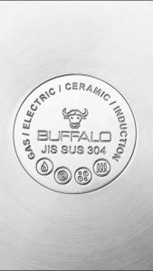 READY STOCK BUFFALO STAINLESS STEEL 304 3.5L WHISTLING SEAMLESS KETTLE 牛头牌304不锈钢一体成型3.5L汽笛茶壶