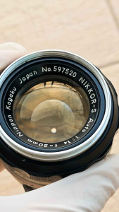 เลนส์ Nippon Kogaku NIKKOR-S Auto 50mm f/1.4 Single Coating Mount Non Ai
