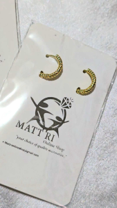 Fashion Gold Plated Clip Heart Earring Hypoallergenic Non tarnish Matt Ri Quality-011 for women accessories