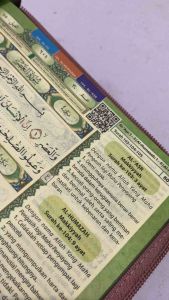 Alquran Jaket Resleting Al Muhaddist A5 Terjemah Tajwid Warna