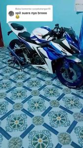 Knalpot Racing Arrow R15 v2 v3 CBR 150R GSX Cb150R Vixion Satria Fu MX king Leher Bluemoon