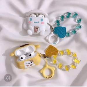 สุนัขพุดดิ้งอบเชยซิลิโคนน่ารักเหมาะสำหรับ i12TWS Airpods1/2 ชุดหูฟังบลูทูธชุดนิ่มคู่รักญี่ปุ่นเกาหลียุโรปและอเมริกาชายและหญิงช่องการ์ตูน