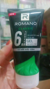 GEL TẠO KIỂU TÓC ROMANO SỐ 6 GIỮ NẾP SIÊU CỨNG 150G HÀNG CHÍNH HÃNG