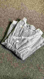Blouse Lace Brukat Kondangan//Outer Lace Brukat Pesta//Bushra Blouse Fashion Wanita Ootd Kuliah