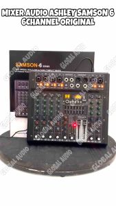 Mixer Ashley Samson 6 Channel Bluetooth - Soundcard Murah Berkualitas