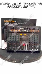 Mixer Audio Ashley Samson 8 Series Original 8Channel Usb Bluetooth Mixing 8 Samson8 Bagus Murah ( Bisa COD )