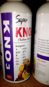 Pupuk Cair SUPER KNO3 PUTIH FREE CHLORIDE 1 Liter