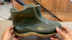 Sepatu Boot Wanita AP BOOT 2005 Boot Pendek 23-25 Hijau Glossy Mengkilap Ankle Boots