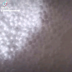 Styrofoam Butiran 3mm-5mm | Bulir Styrofoam | Bola-bola Gabus kecil |Kemasan per 20gram