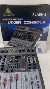 Power Mixer Soundbest Flash 6 Original 6 Channel Bluetooth flash6