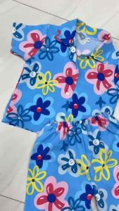 ชุดฮาวาย ชุดไปทะเลเด็ก ผ้าไหมอิตาลี