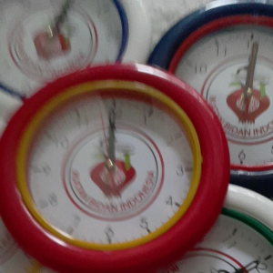 Jam dinding logo IBI 25 CM