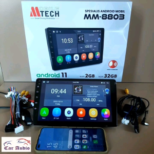 Head Unit Android 9 inch MTECH 8803 Voice Command Android 9\" M-Tech MM 8803 BBE