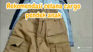 Celana Pendek Cargo Anak Laki-Laki 1-3 Tahun: Desain Casual & Nyaman