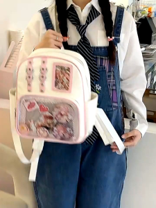 Tas ransel kulit wanita Tas gendong cewe sekolah Backpack ITA bag BN.971 premium