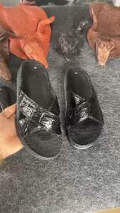 Dép da cá sấu xịn cho nam