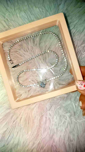 สร้อยคอพร้อมจี้เพชรCz