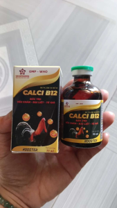 Calci B12 bổ sung canxi cho gà đá gà chọi. Chai 50ml.