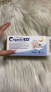 KHĂN LAU HẠ SỐT Organic100 - Hạ nhiệt giảm sốt cho bé từ 0 tháng tuổi - hộp 6 gói