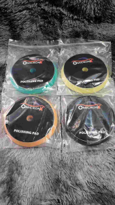 OmicronX 6 inches Detailing Foam Pad CUTTING POLISHING FINISHING Foam Pad (Flat)