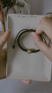 Gelang Couple Rajut Smile Kuning // Gelang Tali Rajut Smile Kuning Bracelet