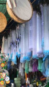 ตาข่ายใบยัวปลาซิว มองปลาซิว ลึก 1.3/1.5/1.7 เซ็น ยาว 50ตา ยาว 5-8เมตร พร้อม ใช้งาน สำหรับผู้ชายชนิด 21-30 กัน