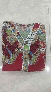 piyama batik bagan bercouple dengan anak dan dewasa