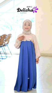 GAMIS ANAK DIVANA DRESS USIA 2-12 TAHUN BAHAN CRINKLE AIRFLOW