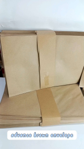 50 pcs Brown Envelope Long Short