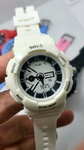 BINSAR Jam Tangan MODEL Baby C Resin Analog Jam Tangan Anak Cewek /Cowok-Strap Karet