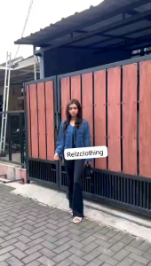 Arumi Outer Crop Cardigan Jaring Knitwear Tali Atasan Wanita