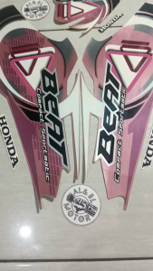 STIKER STRIPING LIS LES POLET PLAT BODY MOTOR HONDA BEAT KARBU 2009 2010