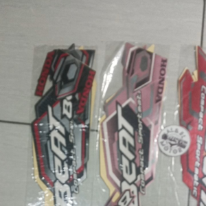 STIKER STRIPING LIS LES POLET PLAT BODY MOTOR HONDA BEAT KARBU 2008