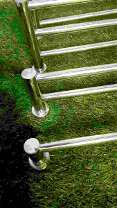 gantungan handuk stainless steel panjang 120CM jemuran handuk kamar mandi tempat handuk