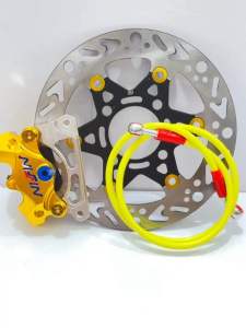 PAKET KALIPER+PIRINGAN BEATVARIOGENIO SCOOPY thn dibawah 2023 DISC LUBANG 4 UK.220mm