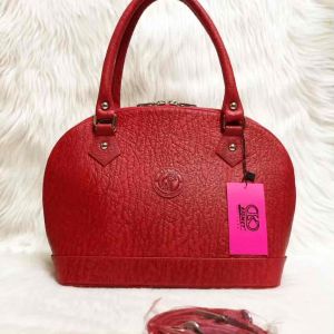 Túi xách da voi thật màu đỏ kích thước 32cm-22cm-13cm