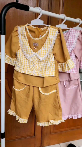 Two Mix - Setelan Anak Perempuan - Baju Anak Stelan Atasan Celana 1-3 Tahun NN5811 NN55013