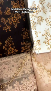 Mukenah Zainab Setelan Berlengan + Free Tas