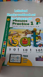 Letterland Phonics Practice 1-6 Workbooks in a pack