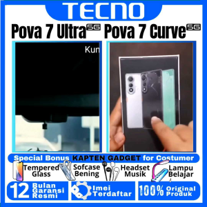 TECNO POVA 7 Curve 5G | POVA 7 Ultra 5G 8/256 GB | 12/256 GB Ram Upto 24GB Hyper Gaming Engine 100% BARU ORIGINAL GARANSI RESMI