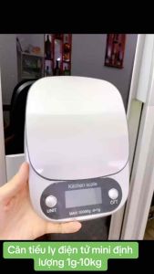 Cân tiểu ly mini điện tử định lượng 1g-10kg cân nhà bếp làm bánh cân yến cafe cân rau củ quả tiện lợi - Nari