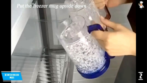 Freezer Mug Gelas Double Wall Gel Pengganti Batu Es Untuk Semua Minuman