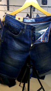 CELANA JEANS PENDEK PRIA STRAIGHT GREEN ND TERBAIK TERLARIS BEST SELLER