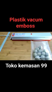 (ISI 100)PLASTIK VACUMM/VACUM BAG EMBOSSED/PLASTIK VAKUM MAKANAN EMBOS